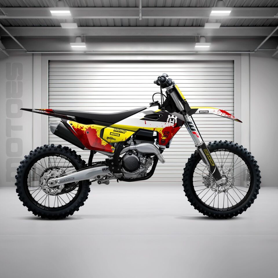 Husqvarna Modelleri için Grafik Kiti - Revenge Code TC50 2024-2025 - Standart Mat