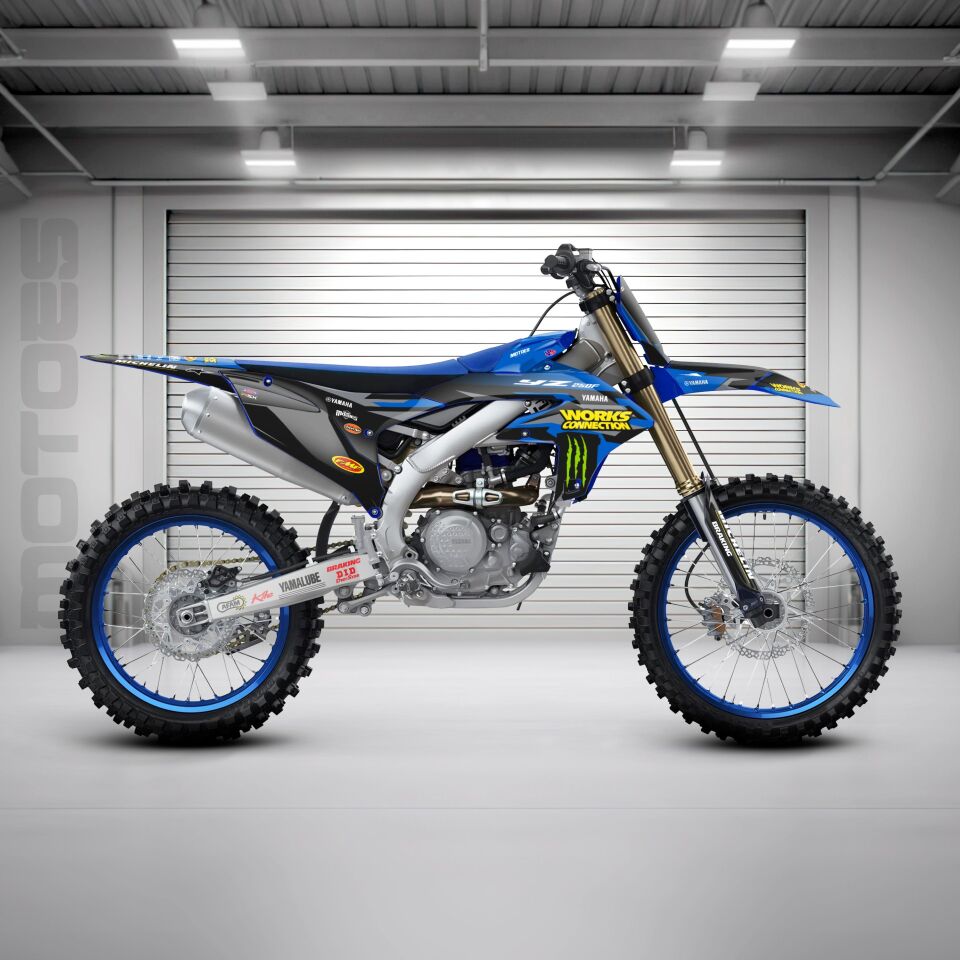 Yamaha YZ Modelleri İçin Grafik Kiti YZ 65 2018-2024 - Standart Matte - Half Coverage