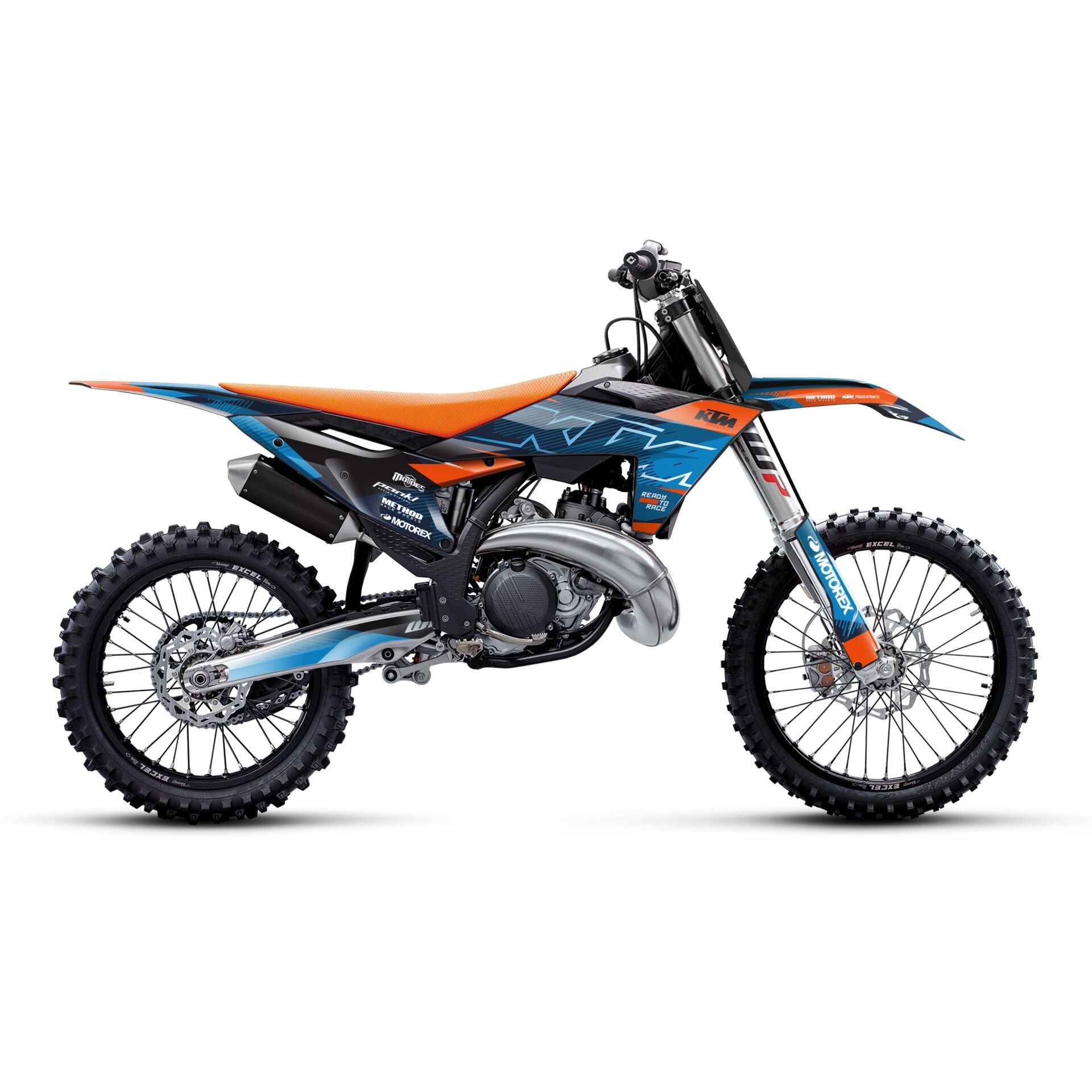 KTM Modelleri için Grafik Kiti SX/SX-F/XC/XC-F 2013-2015 - Standart Parlaklık