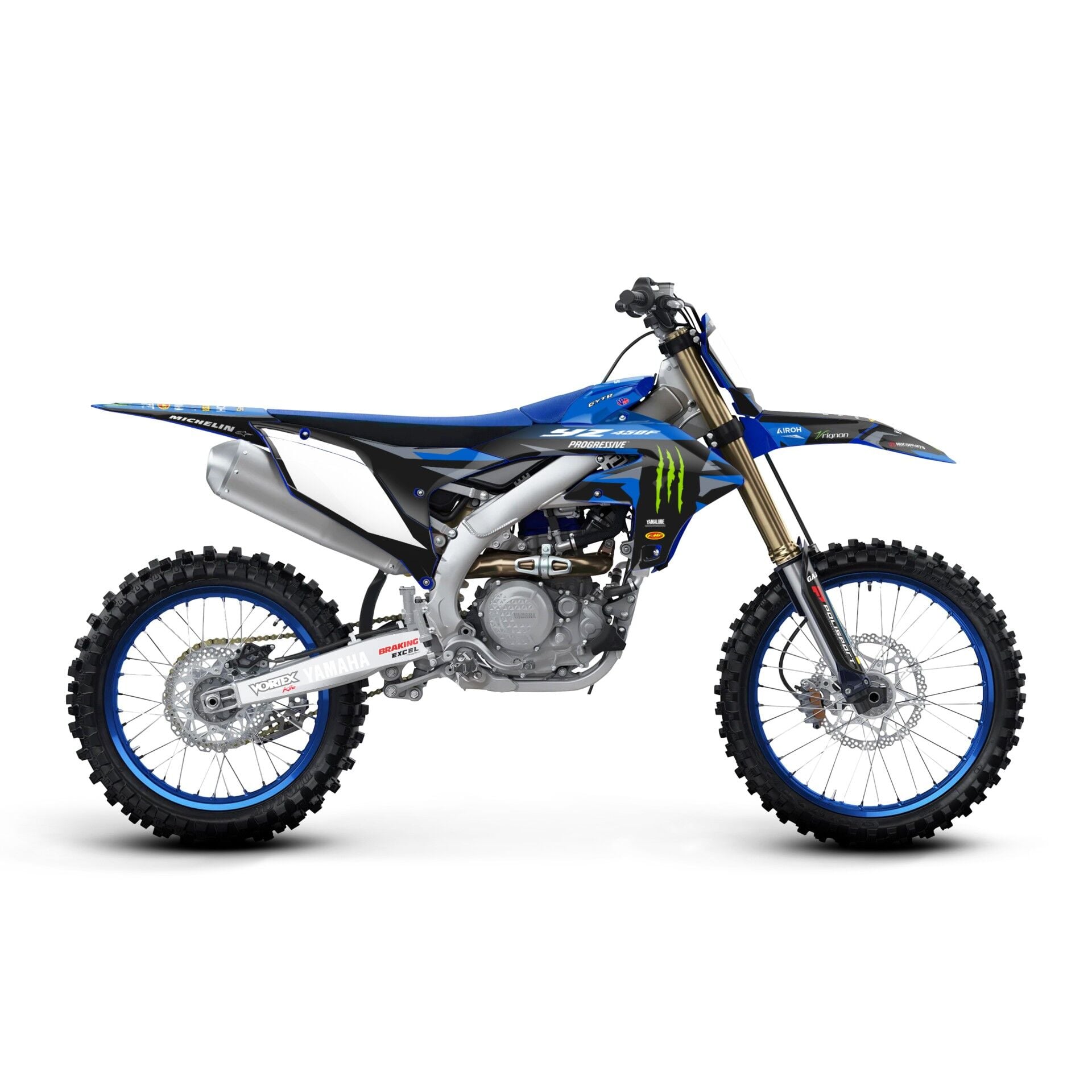 Yamaha YZ Modelleri İçin Grafik Kiti YZF 250 2024-2026 - Standart Gloss - Full Coverage