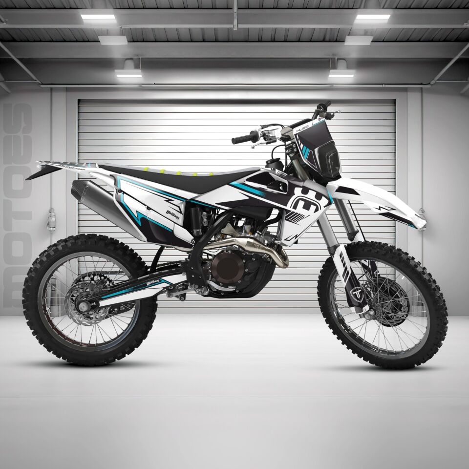 Husqvarna Modelleri için Grafik Kiti TC-FC 2019-2022 - Standart Mat - Seçenek 1