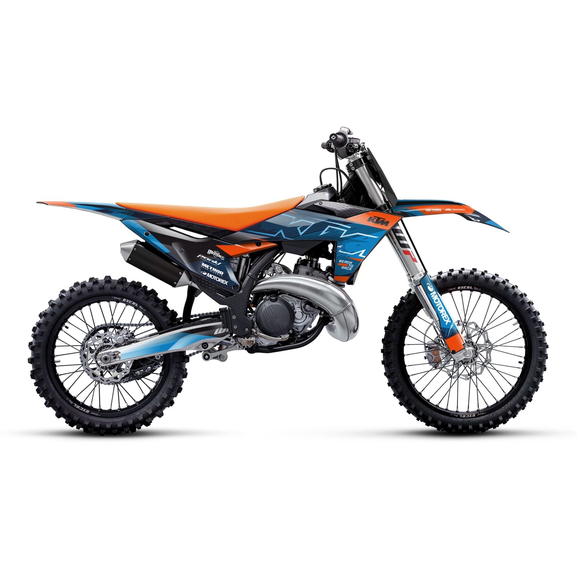 KTM Modelleri için Grafik Kiti EXC/EXC-F/XCW/XCW-F 2024-2025 - Standart Mat