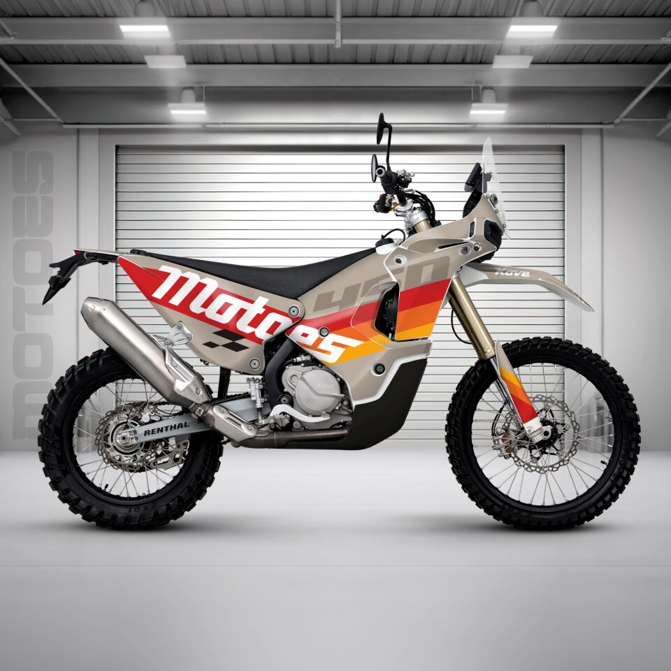 Kove 450 Rally Modeli için Grafik Kiti 450 Rally 2022-2024 - Standart Parlaklık