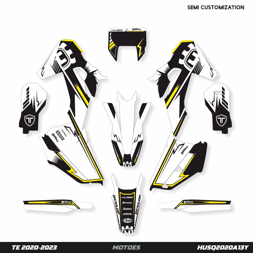 Husqvarna Modelleri için Grafik Kiti 701 SM 2016-2023 - Standart Parlaklık - Seçenek 2