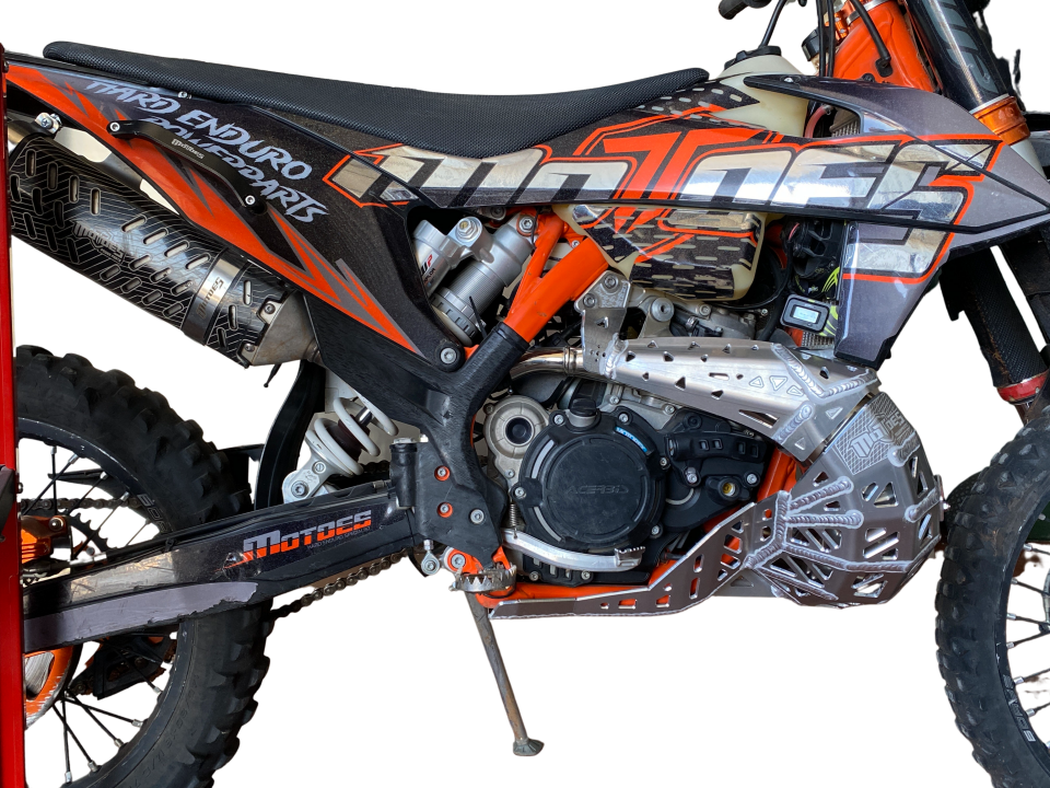 KTM HUSQVARNA GASGAS 2T 2020-2023 Salyangoz Koruma Üst Uzatma BLACK