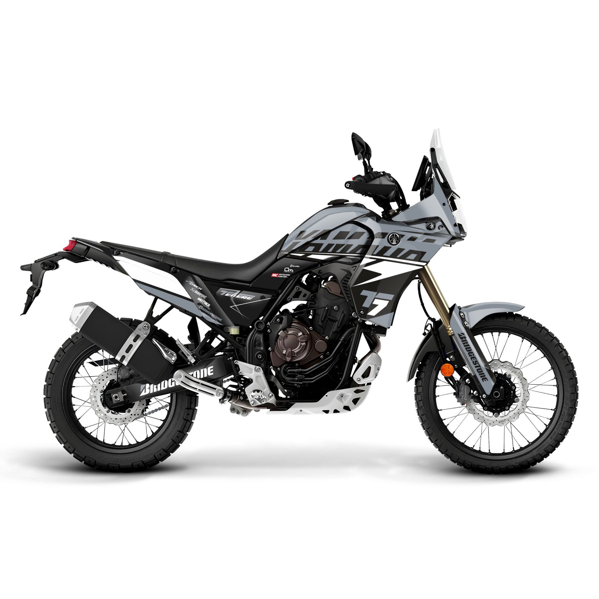 YAMAHA TENERE 700 İÇİN GRAFİK SETİ Tenere 700 - 2024 - Standart Gloss