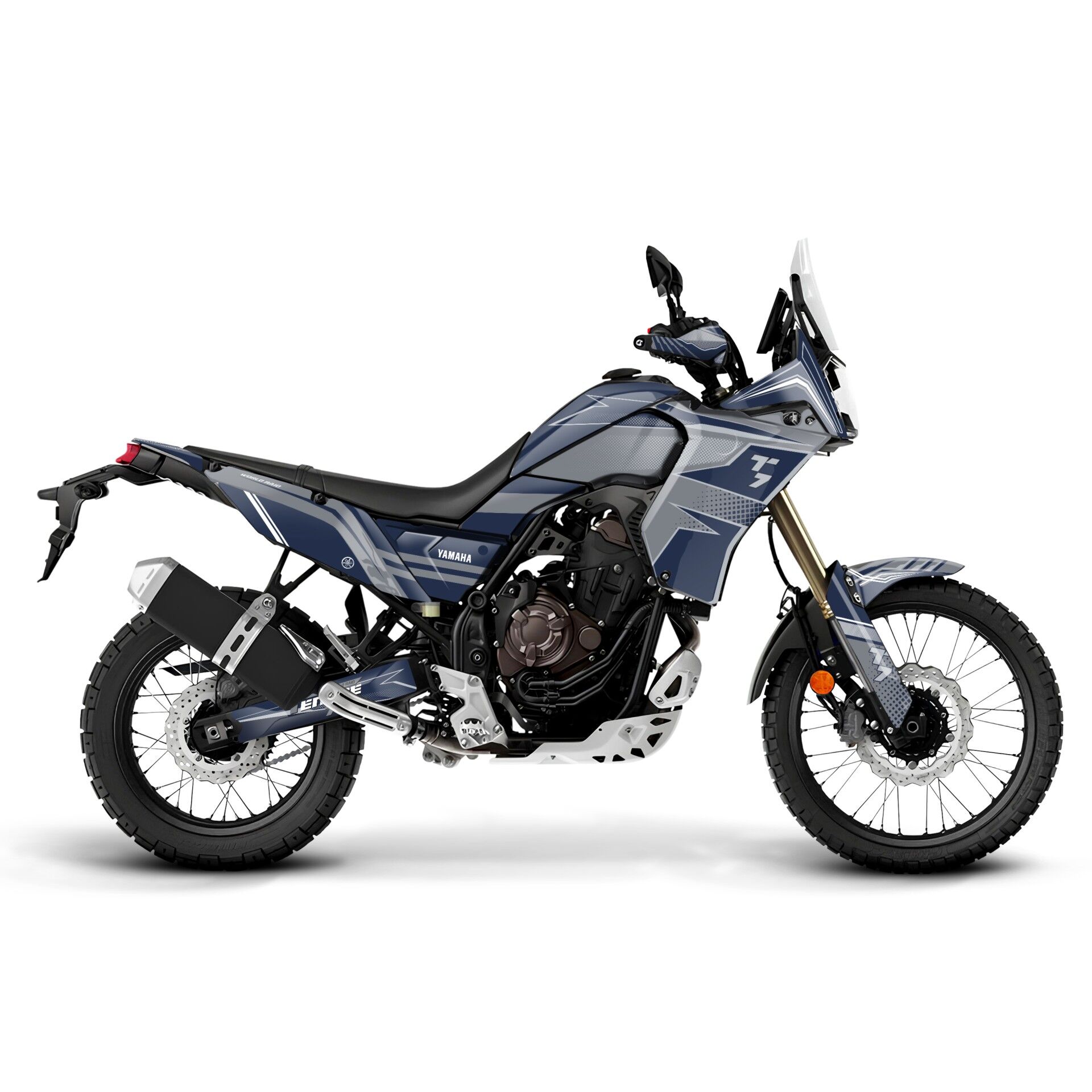 YAMAHA TENERE 700 İÇİN GRAFİK SETİ Tenere 700 Rally - 2025 - Standart Matte