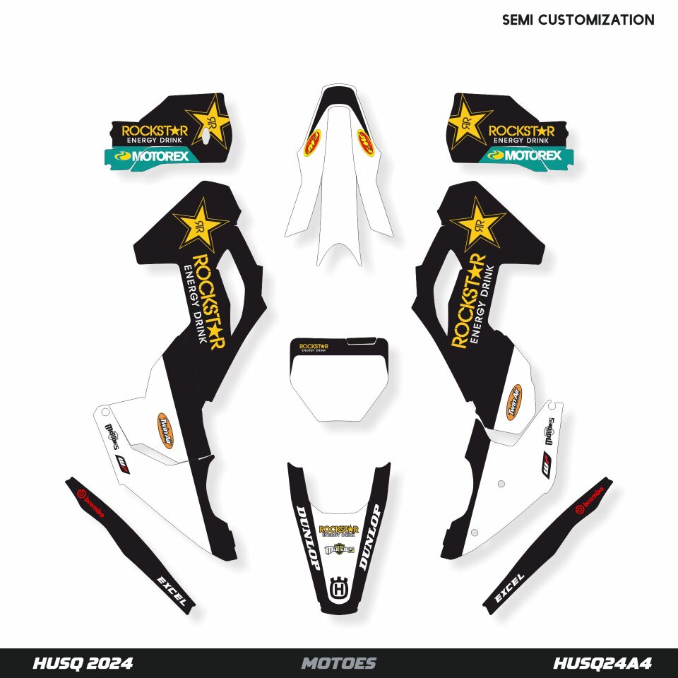 Husqvarna Modelleri için Grafik Kiti TC85 2025 - Standart Parlaklık