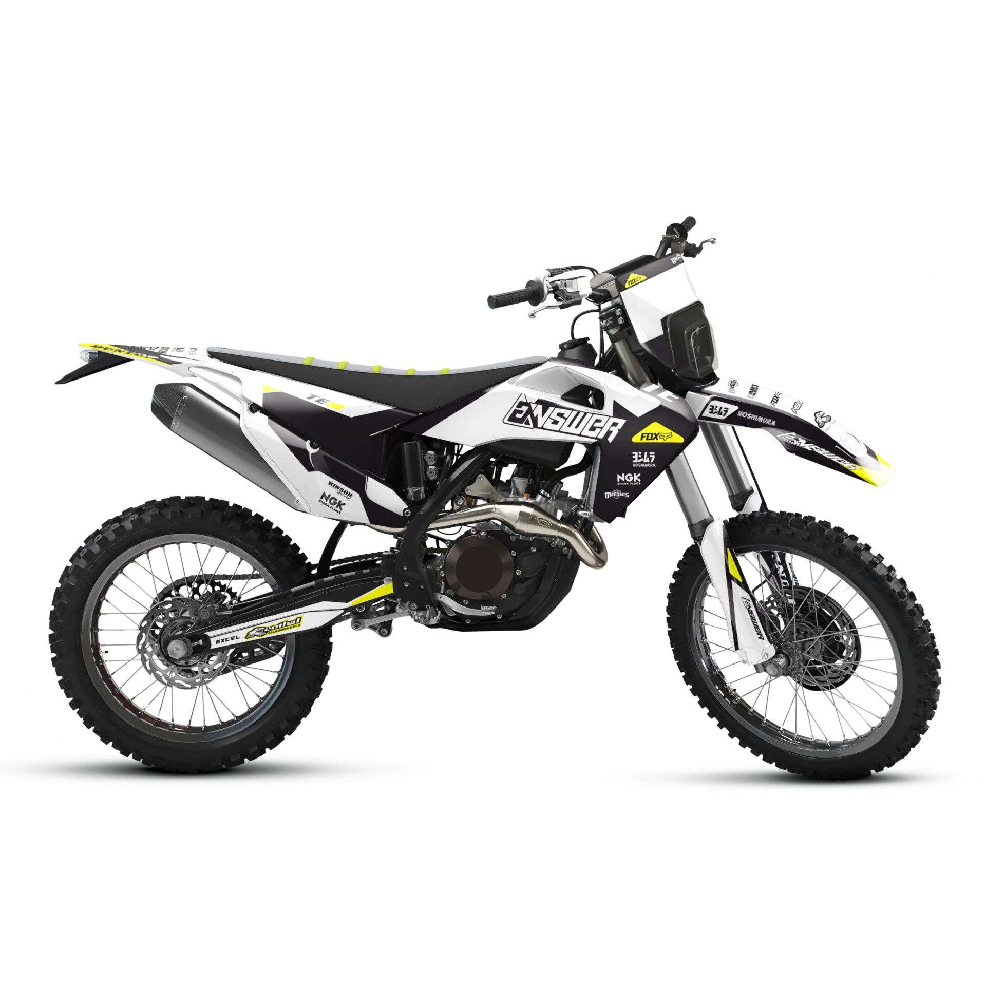 Husqvarna Modelleri için Grafik Kiti TE-FE 2013-2016 - Standart Mat