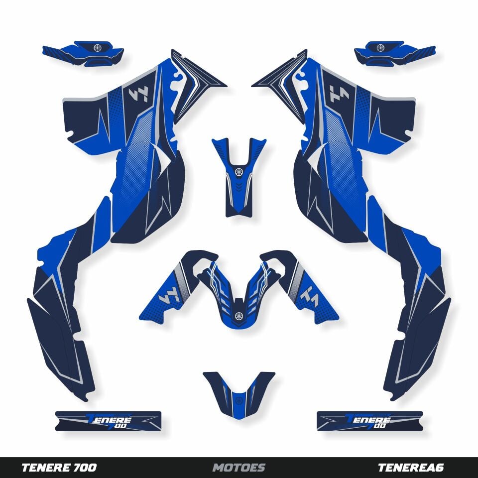 YAMAHA TENERE 700 İÇİN GRAFİK SETİ Tenere 700 - 2026 - Standart Matte