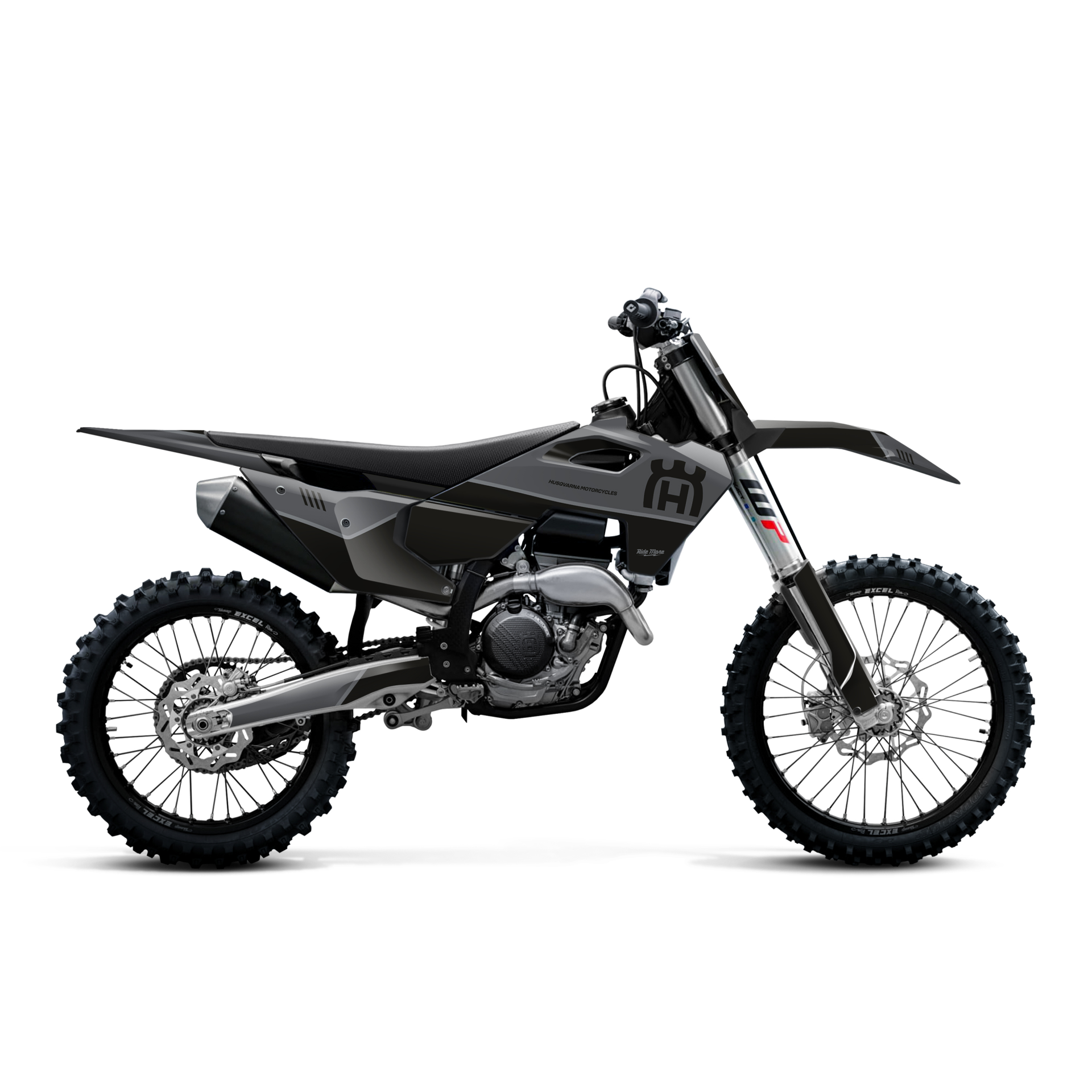Husqvarna Modelleri için Grafik Kiti Graphic+Plastic+Pipe