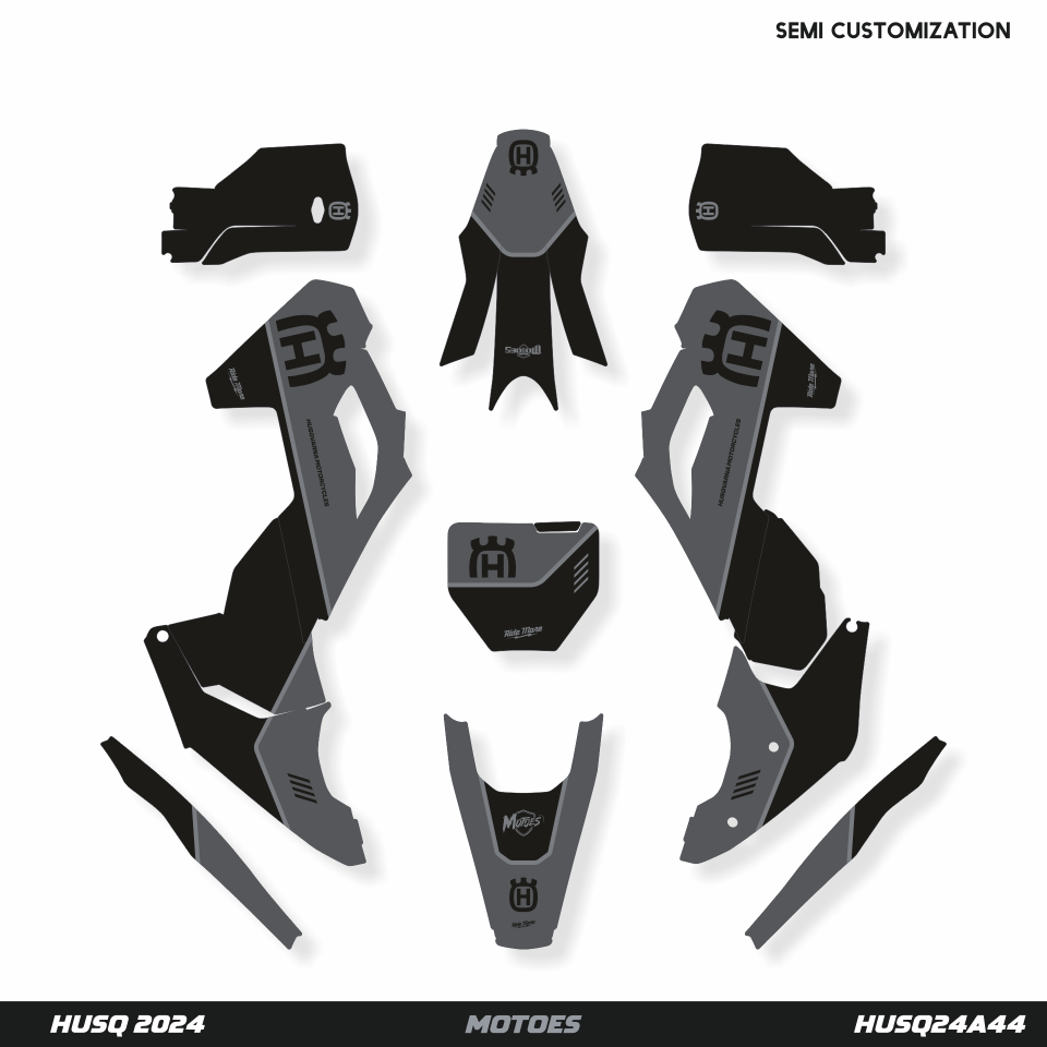 Husqvarna Modelleri için Grafik Kiti Graphic+Plastic+Pipe