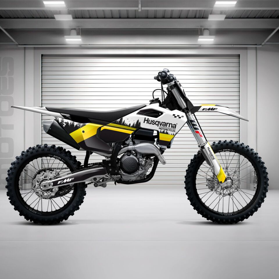 Husqvarna Modelleri için Grafik Kiti TC85 2018-2024 - Standart Mat