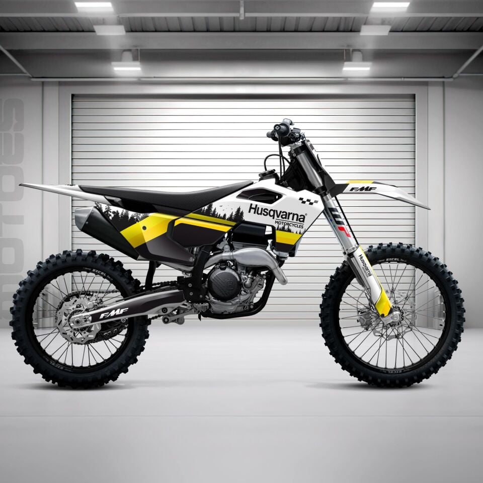 Husqvarna Modelleri için Grafik Kiti TE-FE 2024-2025 - Standart Mat