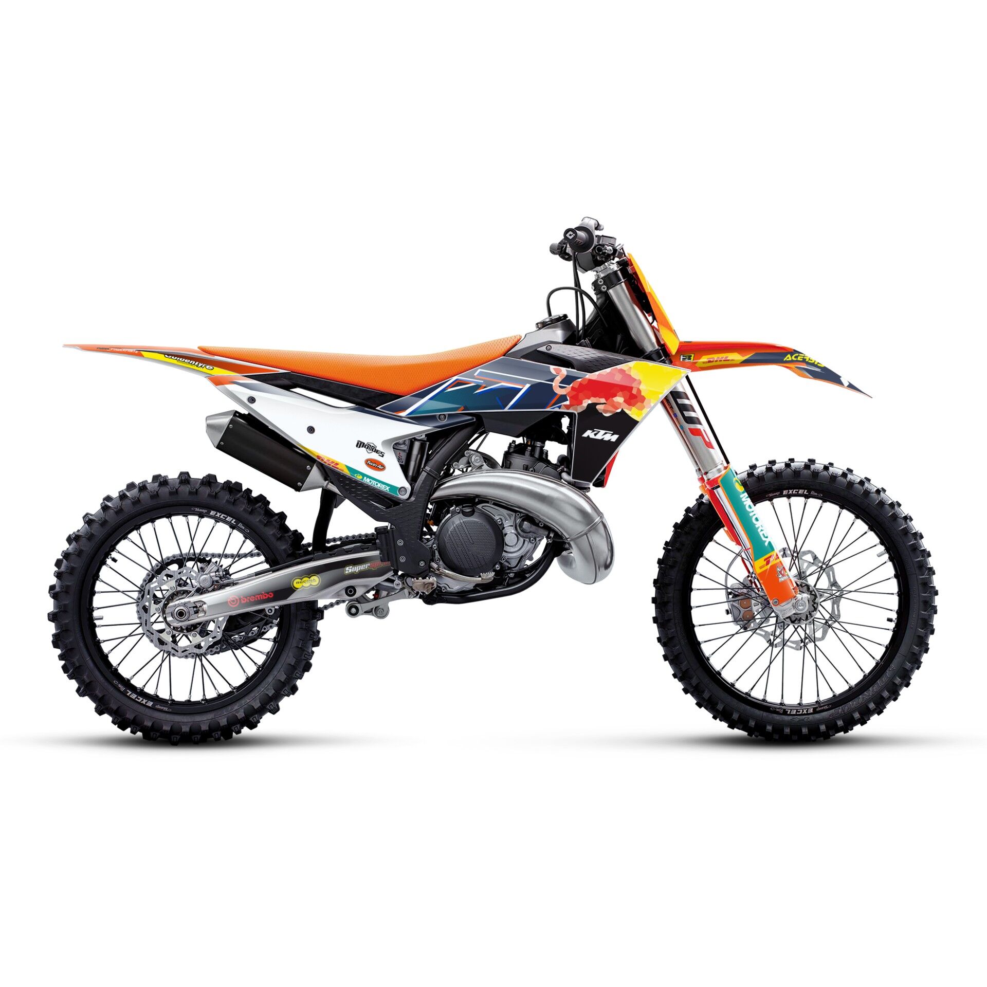 KTM Modelleri için Grafik Kiti EXC/EXC-F/XCW/XCW-F 2020-2023 - Standart Mat