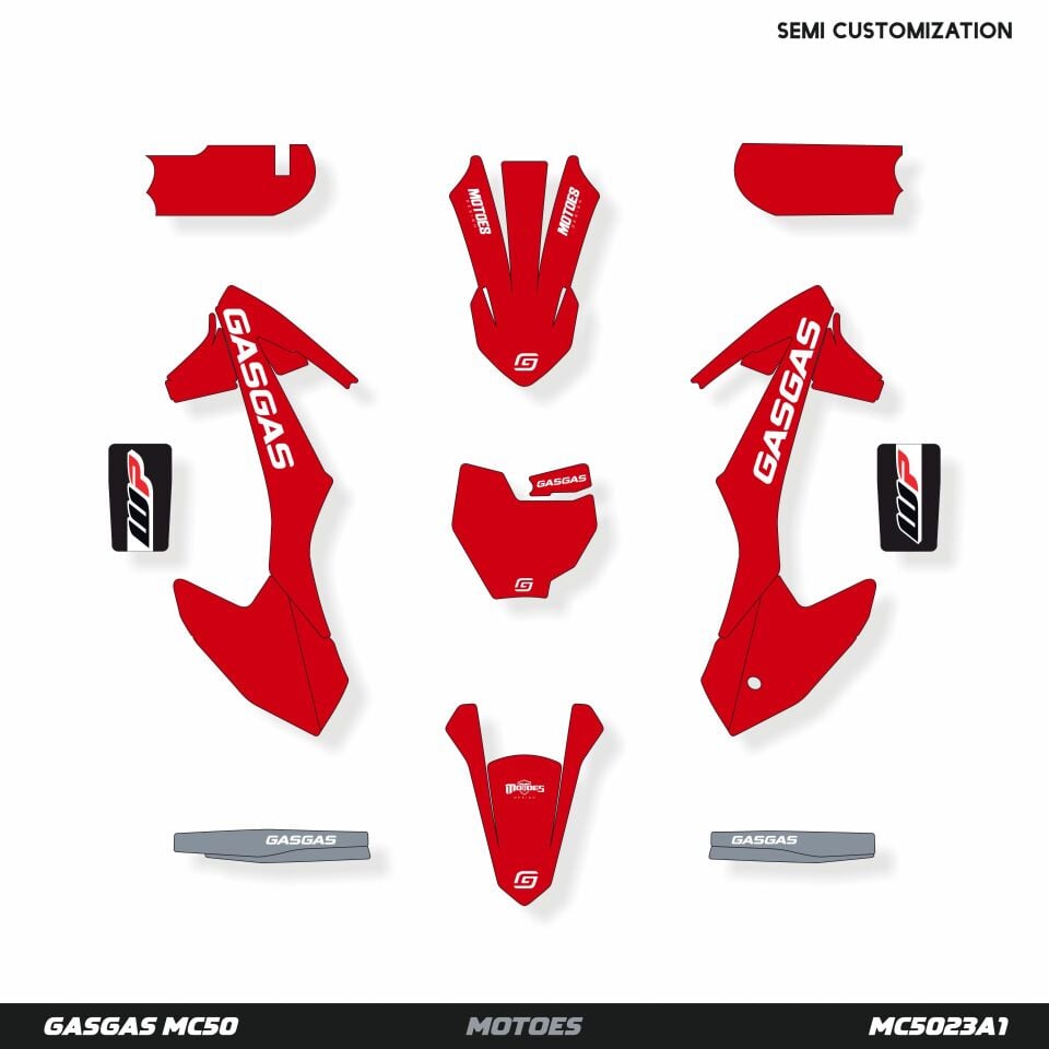Gasgas MC50 Modeli Grafik Kiti