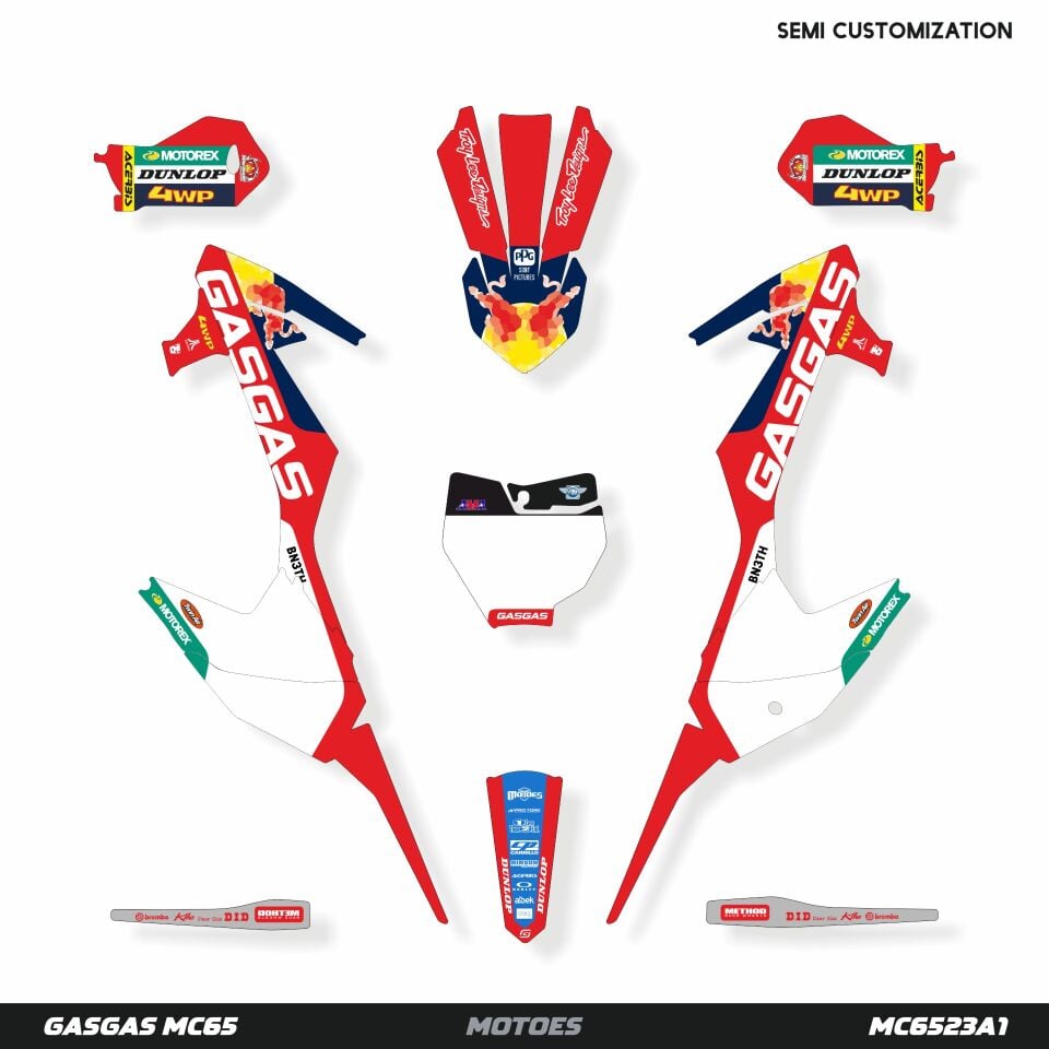 Gasgas MC65 Modeli için Grafik Kiti