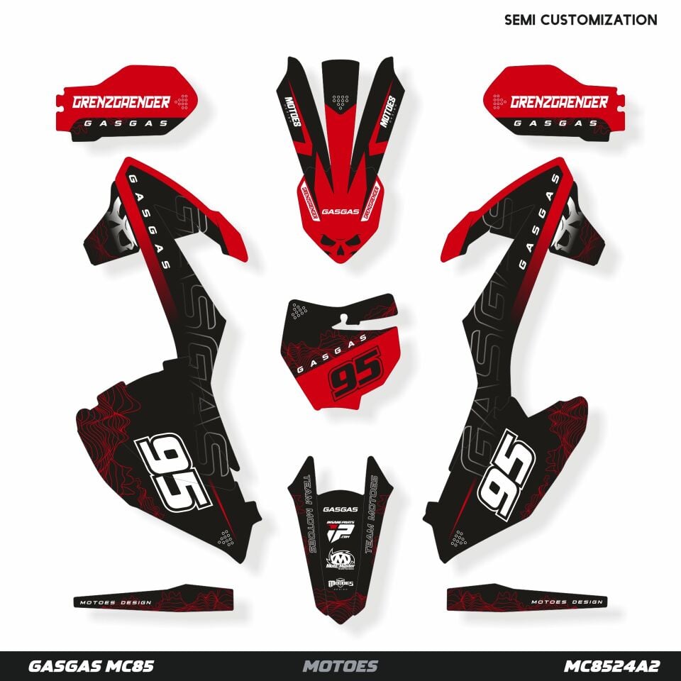Gasgas MC85 Modeli için Grafik Kiti