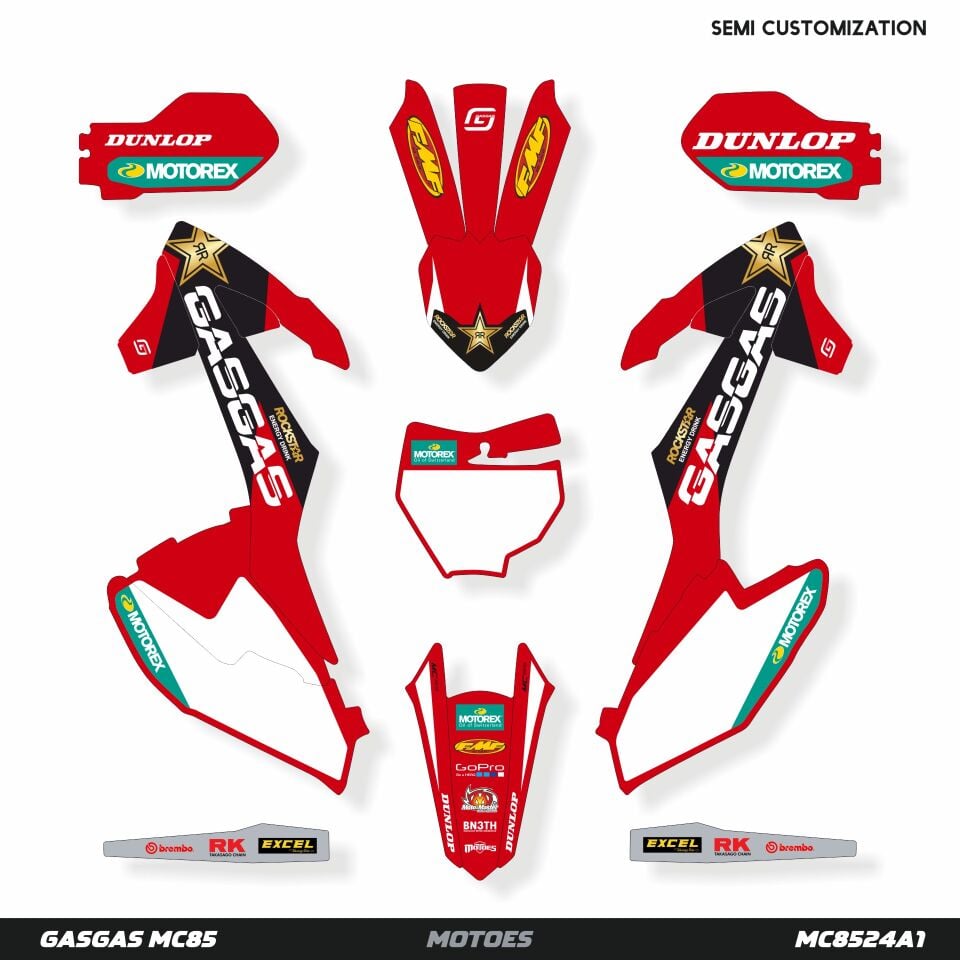Gasgas MC85 Modeli İçin Grafik Kiti