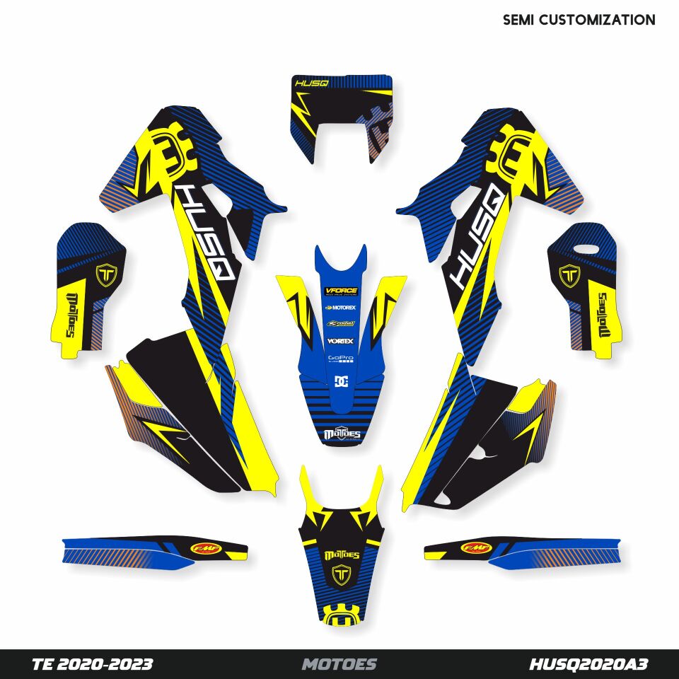 Husqvarna Modelleri için Grafik Kiti TE-FE 2013-2016 - Standart Mat