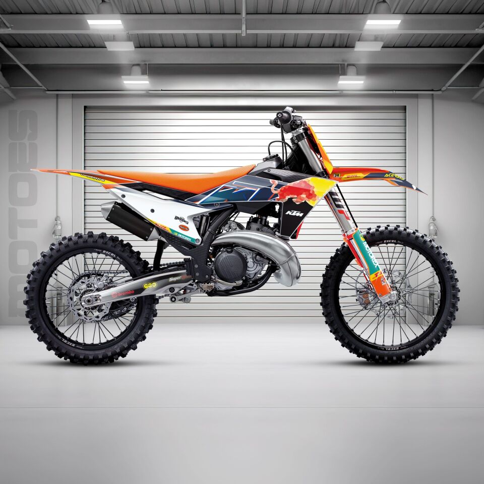 KTM Modelleri için Grafik Kiti SX/SX-F/XC/XC-F 2013-2015 - Standart Parlaklık