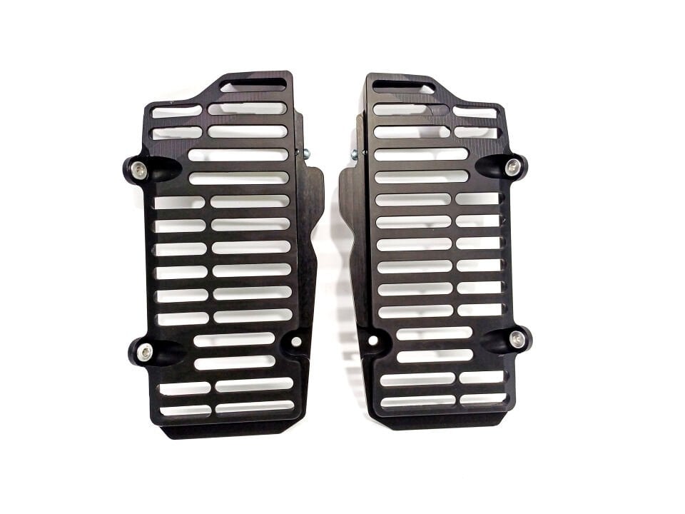 Sherco 2025 Radiator Guard CNC Machined from Solid Aluminum Sheet