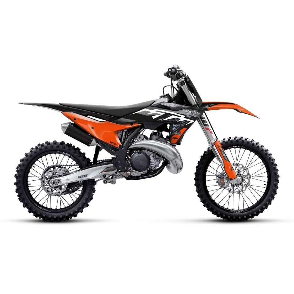 KTM Modelleri için Grafik Kiti - Master of Tracks SX/SX-F/XC/XC-F 2011-2012 - Standart Parlaklık