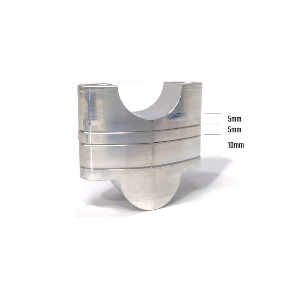 Ayarlanabilir Gidon Yükseltici Blokları Motoes Alüminyum Ara Parça Takımı