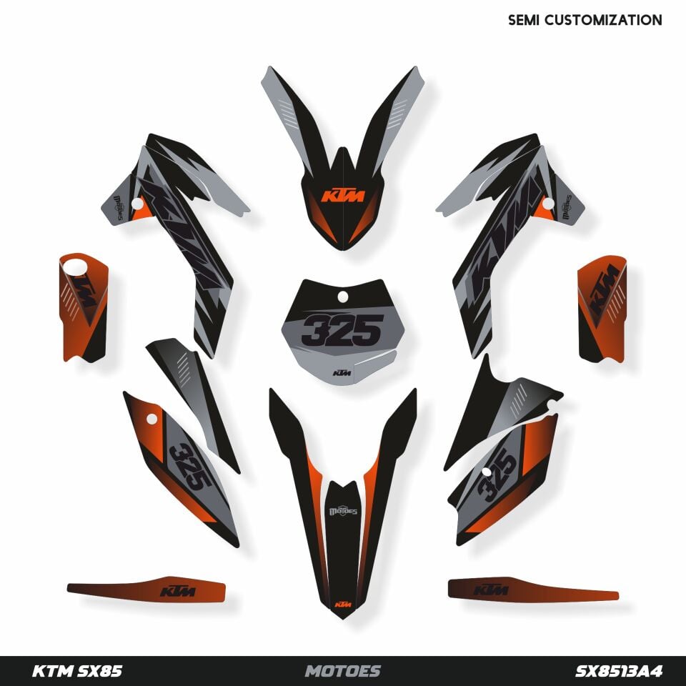 KTM SX85 Modeli Grafik Kiti