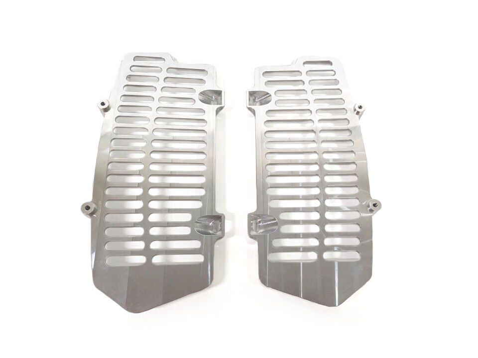 Radyatör Koruma KTM / HUSQ / GASGAS için Katı Alm Plakadan CNC İşlenmiş Radyatör Koruması