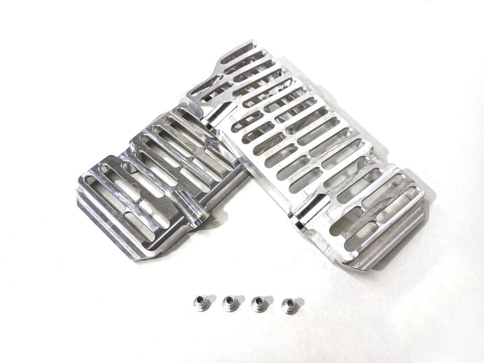 Sherco 2025 Radiator Guard – CNC Machined from Solid Aluminum Sheet