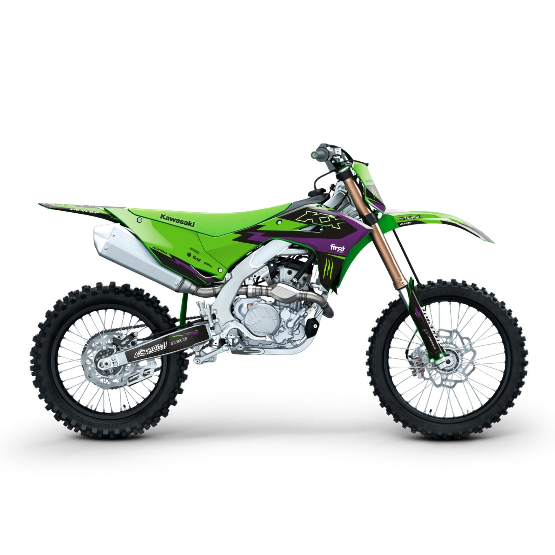 Kawasaki KXF Modelleri İçin Grafik Kiti