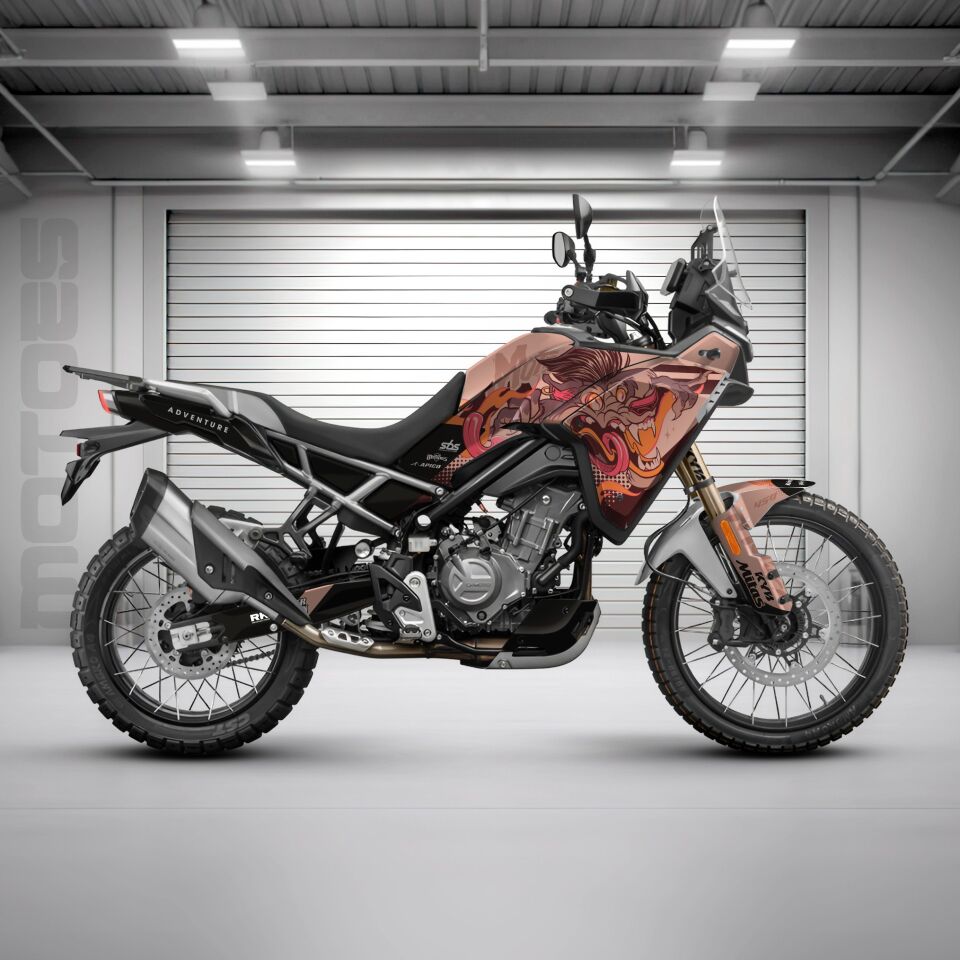 CF MOTO Modelleri İçin Grafik Kiti 450 MT Low Fender - Standart Mat