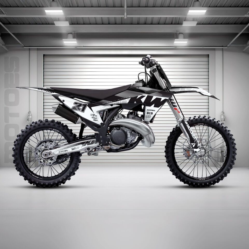 KTM Modelleri için Grafik Kiti EXC/EXC-F/XCW/XCW-F 2017-2019 - Standart Mat