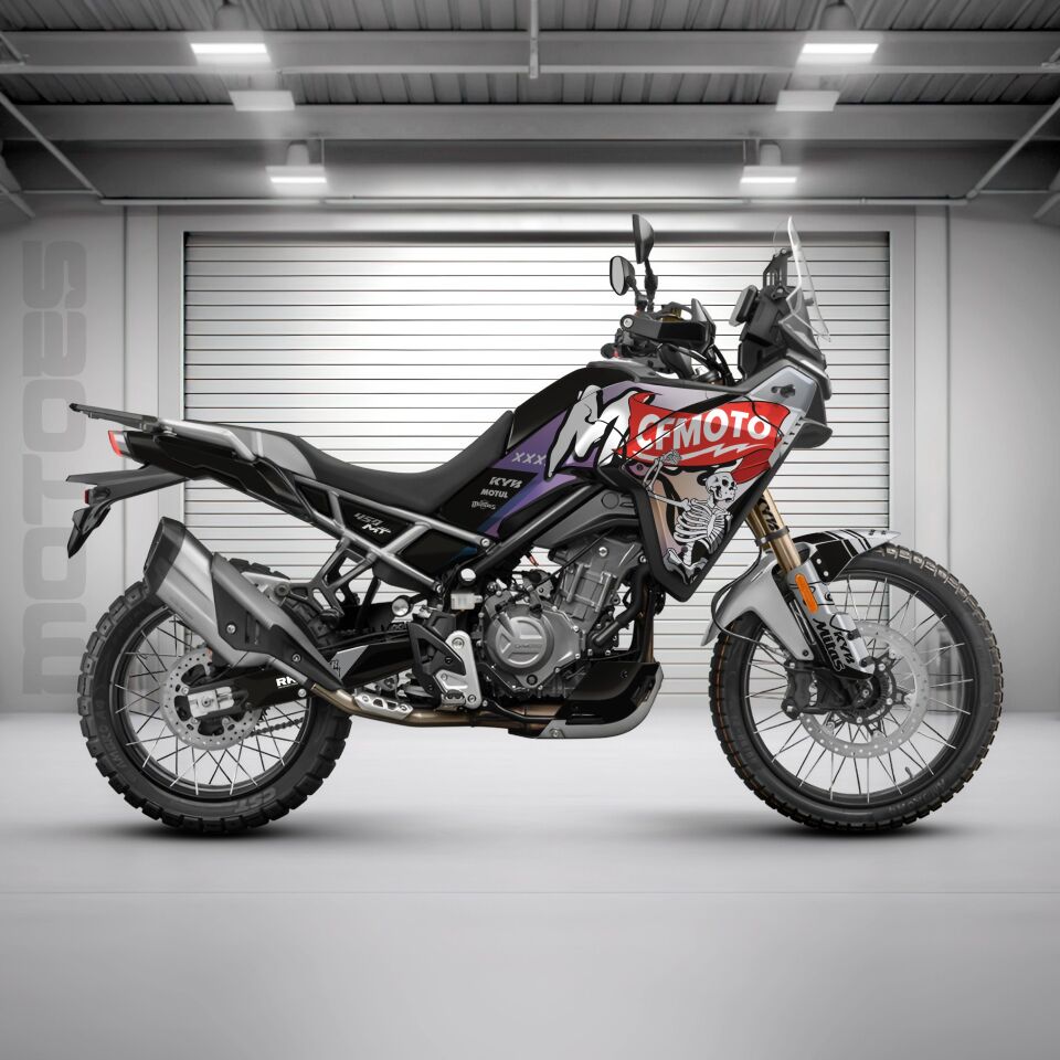 CF MOTO Modelleri İçin Grafik Kiti 450 MT Low Fender - Standart Parlaklık