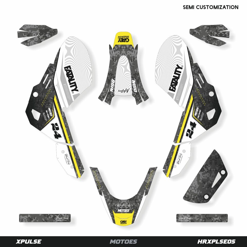 HERO Xpulse Modelleri için Grafik Kiti Xpulse 200 4V - Standart Parlaklık