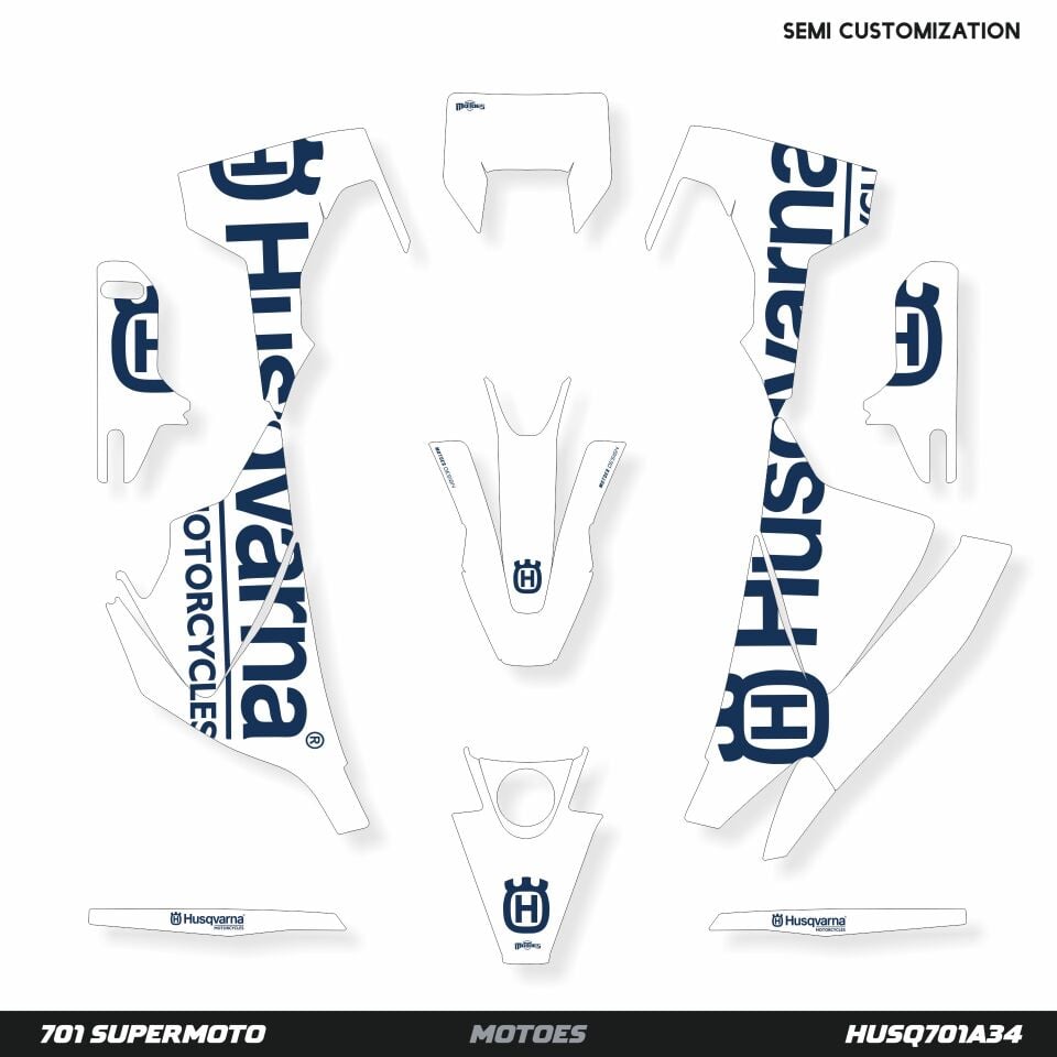 Husqvarna 701 Modelleri için Grafik Kiti