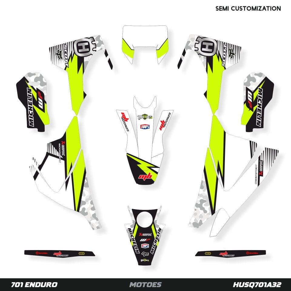 Husqvarna 701 Modelleri İçin Grafik Kiti