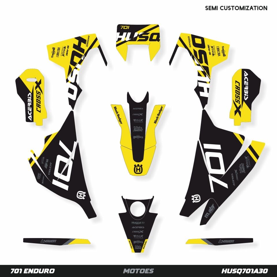 Husqvarna 701 Modelleri için Grafik Kiti