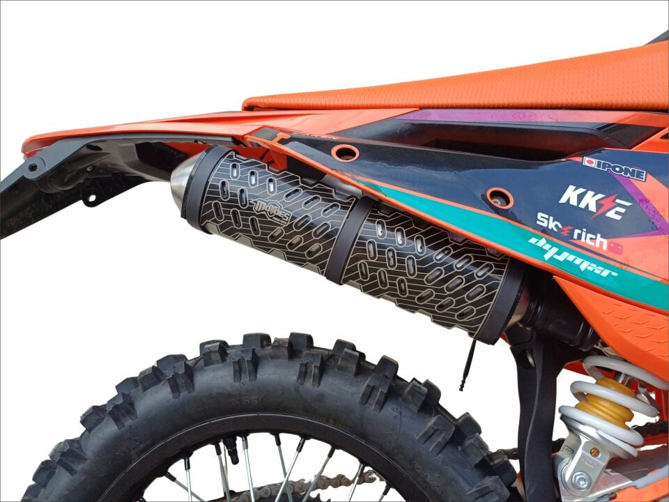 Hengjian -TrailEx -GPX 250 - 2024 2T için Egzoz Susturucu Boru Koruyucusu