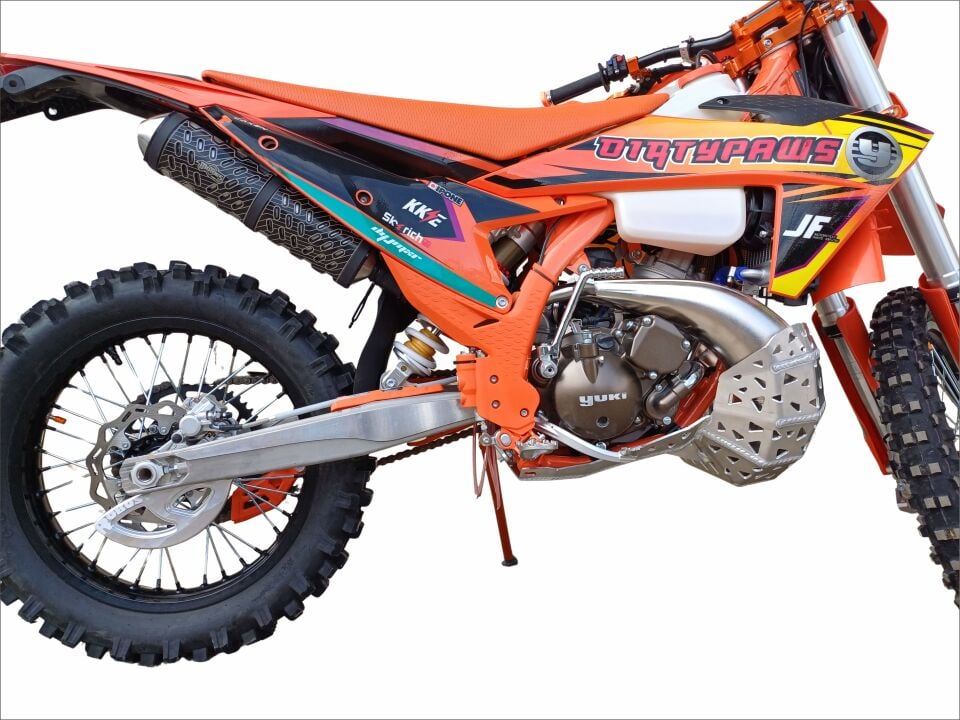 Hengjian -TrailEx -GPX 250 - 2024 2T için Egzoz Susturucu Boru Koruyucusu