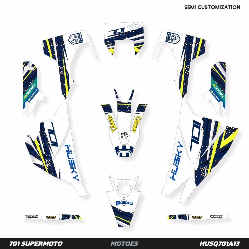 Husqvarna 701 Modelleri İçin Grafik Seti
