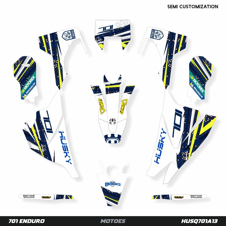 Husqvarna 701 Modelleri İçin Grafik Seti