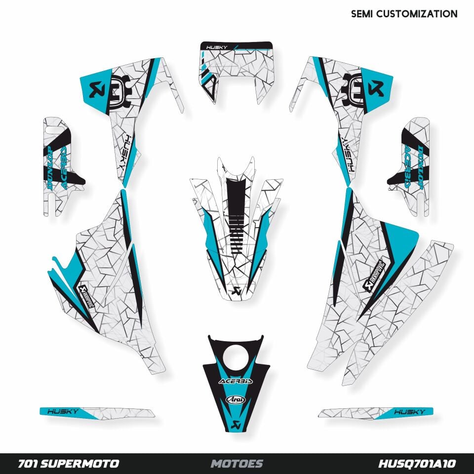 Husqvarna 701 Modelleri için Grafik Kiti