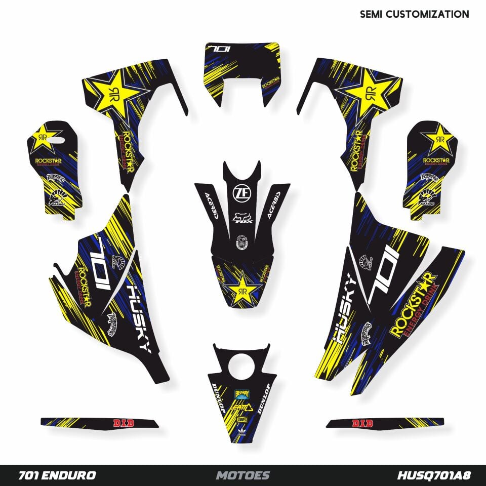 Husqvarna 701 Modelleri için Grafik Kiti