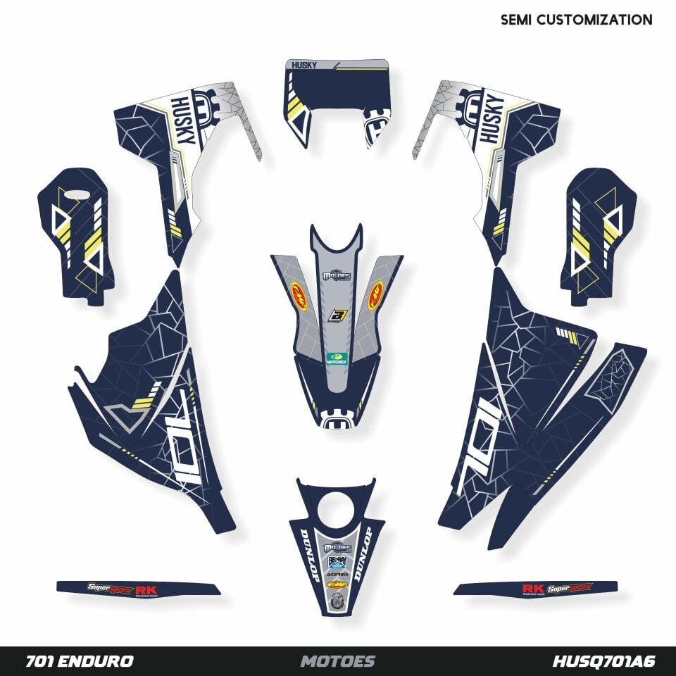 Husqvarna 701 Modelleri için Grafik Kiti