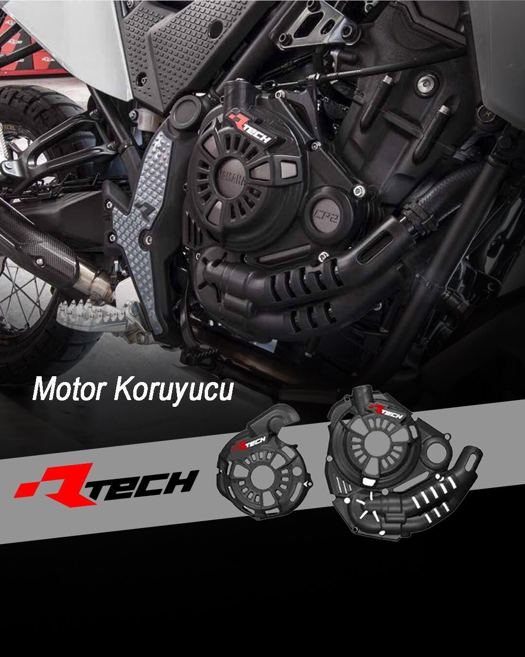 RTECH T7 REVOLUTION MOTOR YAN KORUYUCULARI YAMAHA TENERE 700 (2019-2024)