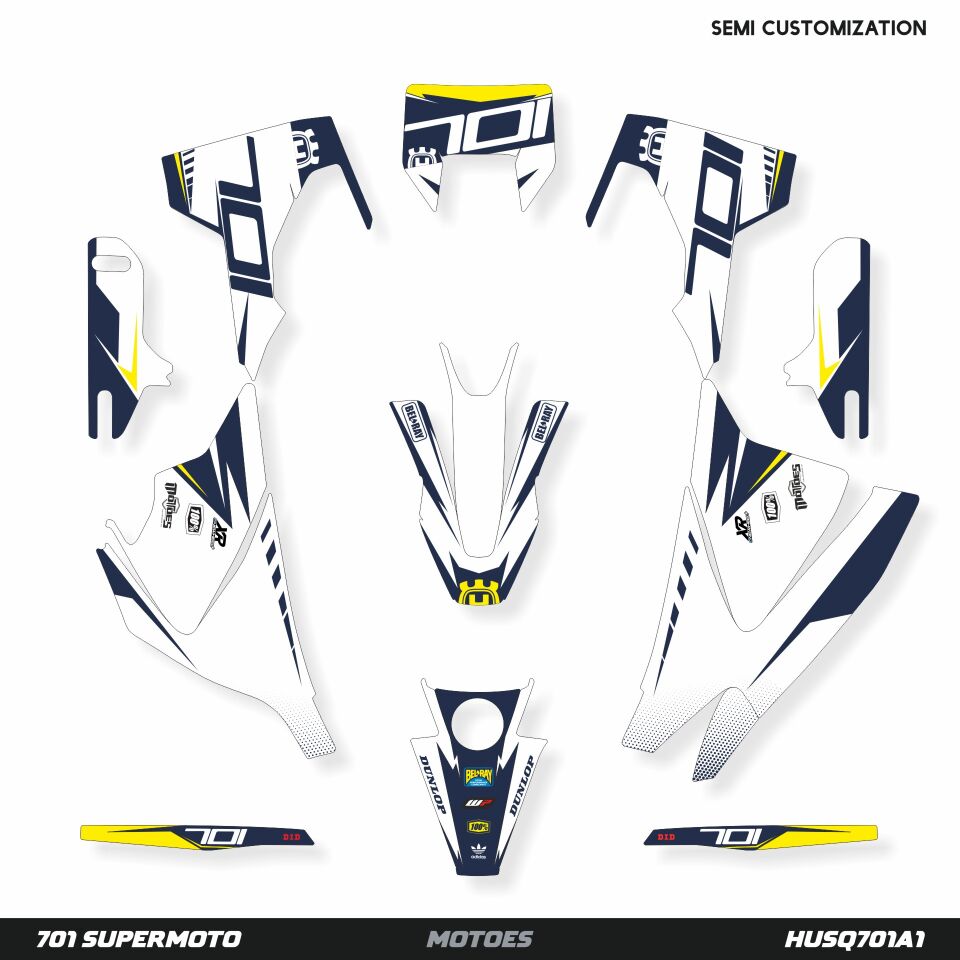 Husqvarna 701 Modelleri için Grafik Kiti