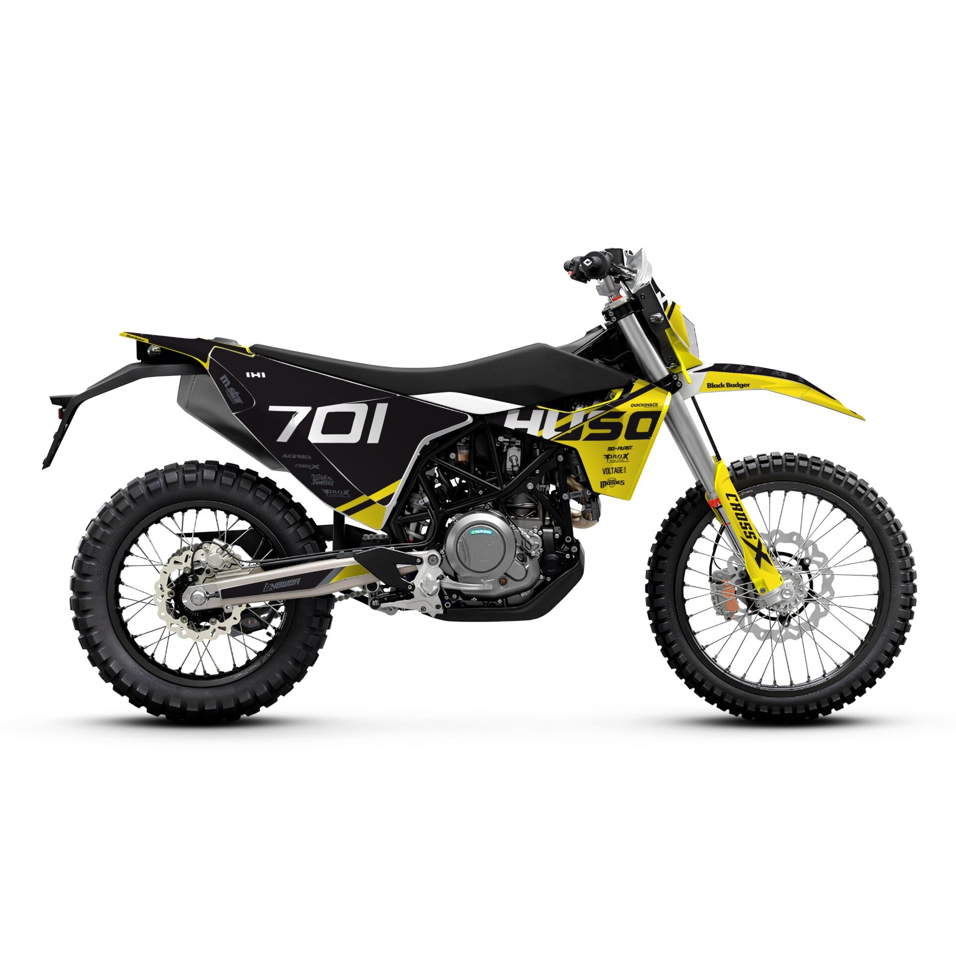 Husqvarna 701 Modelleri için Grafik Kiti 701 Enduro 2016-2023 - Standart Gloss