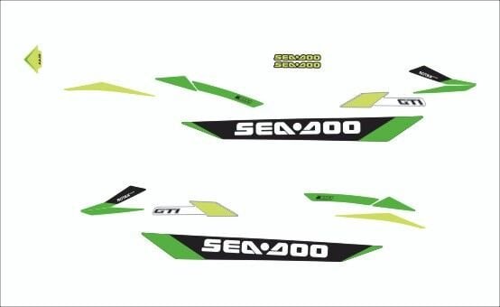 Sea-Doo GTI 130 (2015–2016) Uyumlu Grafik/ Sticker Kiti – MOTOES